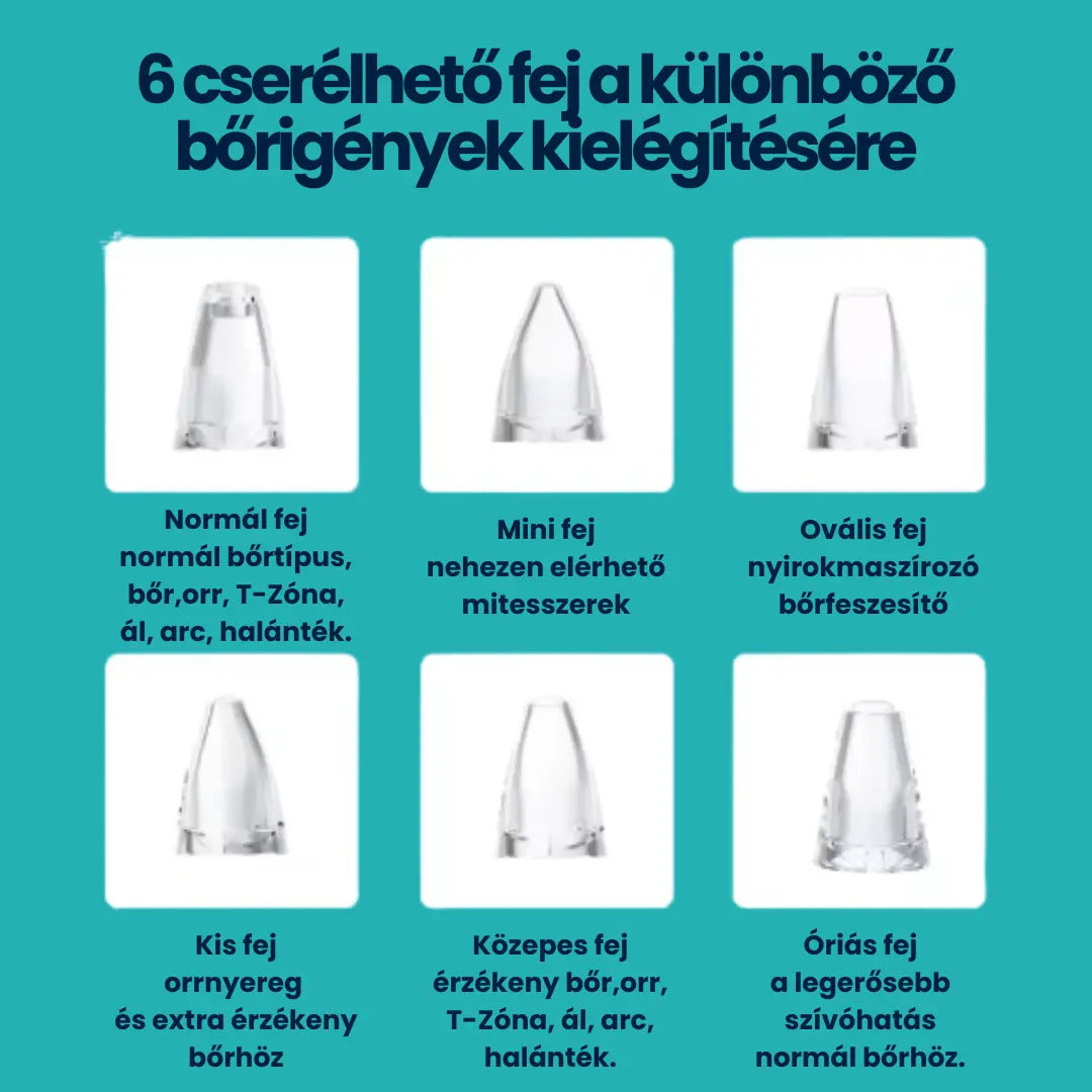 VIF™ DermaPure-vákuumos pórustisztító